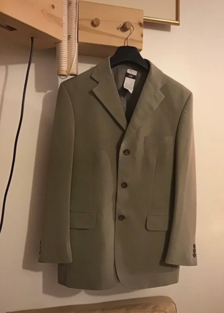 🔥-20🔥 Veste de costume Laurent Cerrer Vert Amande Neuf avec étiquette T.46 – photo 2